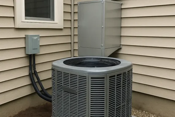 What to ask when buying a new HVAC system: energy-efficient unit installed in a modern home for optimal heating and cooling.